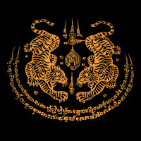 Twin Tiger Sak Yant Tattoo Muay Thai Thailand Martial Art Tank Top Long Sleeve Tee | Teevron
