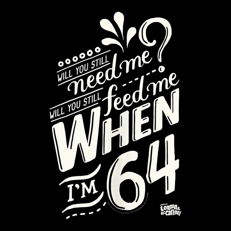 Lyrics By Lennon And Mccartney   When I'm 64 Tank Top Long Sleeve Tee by linhVisuals | Teevron