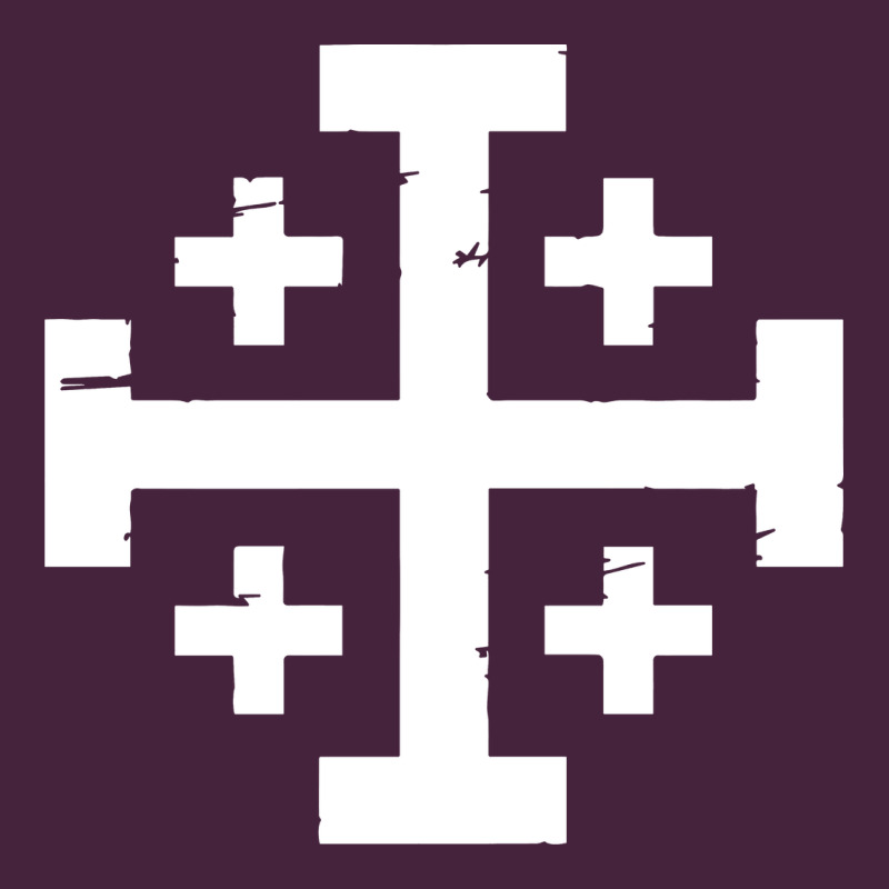 Crusader Cross Of Jerusalem Long Sleeve Tee by linhVisuals | Teevron