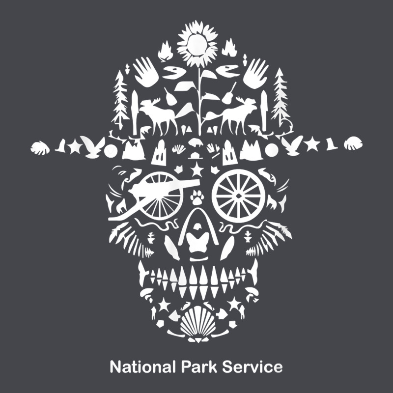 National Park Service, Skull Animals Hiking Camping Eliments T Shirt Long Sleeve Tee by linhVisuals | Teevron