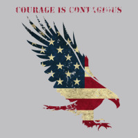 Courage Is Contagious And Eagle Long Sleeve Tee | Teevron