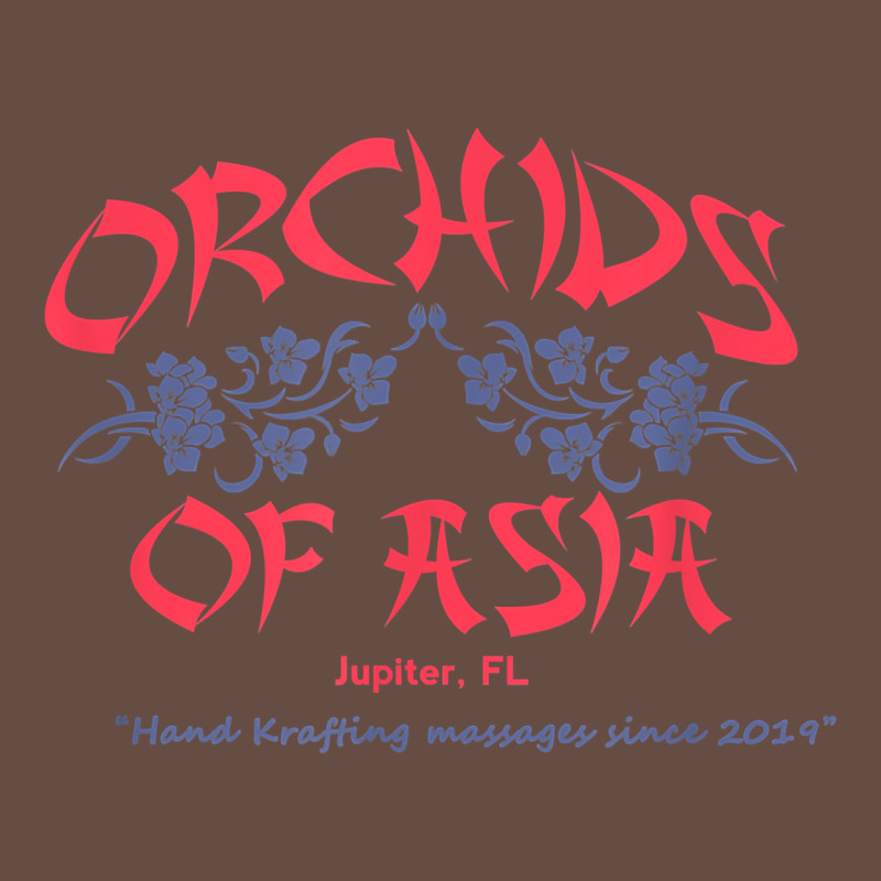 Orchids Of Asia Kraft Massage Football T Shirt Long Sleeve Tee by linhVisuals | Teevron