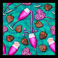 Valentines Day Champagne And Strawberry Ladies Tee | Teevron