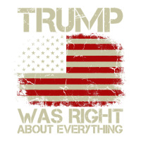 vintage usa american flag trump was right about everything pullover ho | Teevron