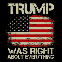 Vintage Usa American Flag Trump Was Right About Everything Pullover Ho Long Sleeve Tee | Teevron