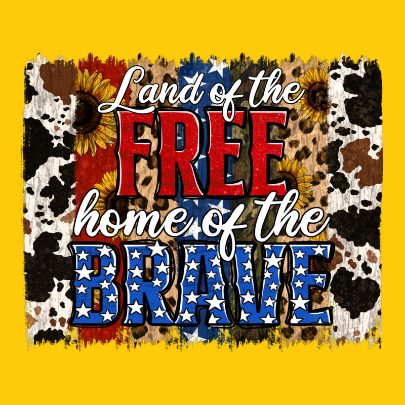 Land Of The Free  Th Of July Brushstroke Premium Hoodie by Jasminsmagicworld | Teevron