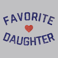 Womens Favorite Daughter Heart Distressed Vintage Faded Classic T Shir Long Sleeve Tee | Teevron