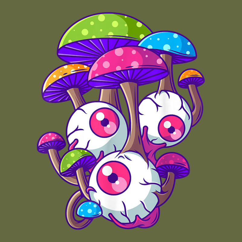 Psychedelic Mushroom Hippie Magic Fungus Shrooms Trance Rave T Shirt Long Sleeve Tee by linhVisuals | Teevron