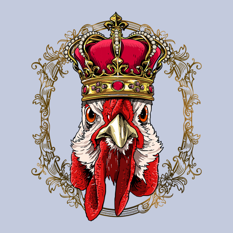 Chicken Chick King Chicken Wearing Crown Queen Chicken Animal 228 Roos Long Sleeve Tee by linhVisuals | Teevron