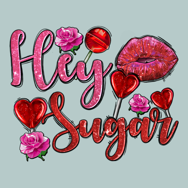 Hey Sugar With Lips And Candies Olivia Heavy Core Tee by OliviaCreatesArt | Teevron