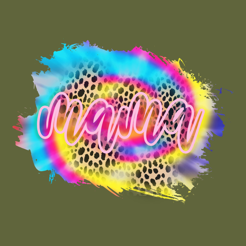 Mama Tie Dye Leopard Classic Tee by CowCowDesign | Teevron