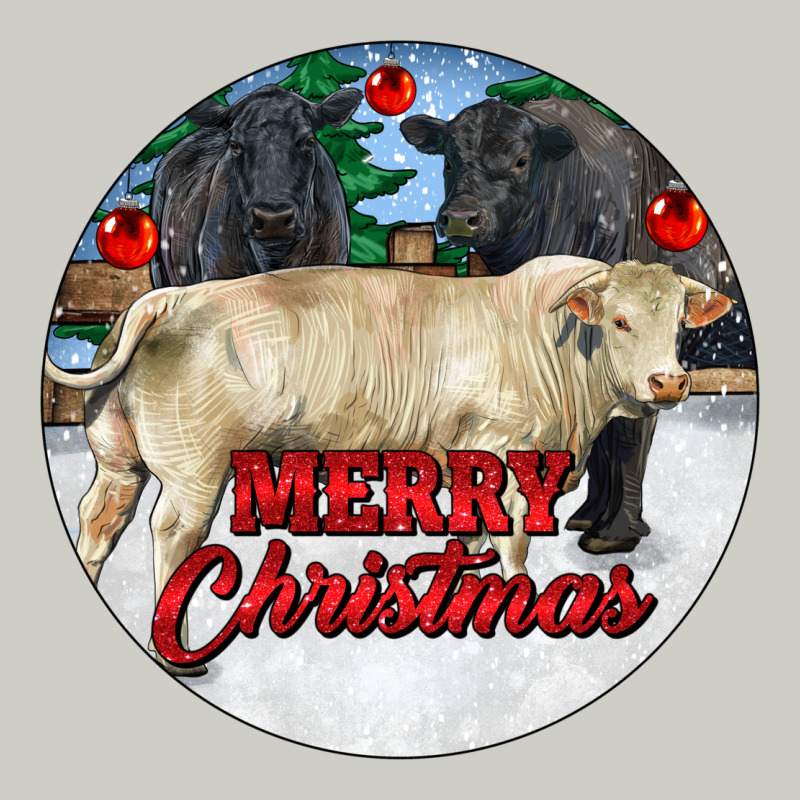 Merry Christmas Charolais Bull Heavyweight Hoodie by RanaPortraitStore | Teevron