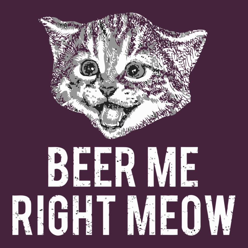Beer Me Right Meow Long Sleeve Tee by linhVisuals | Teevron