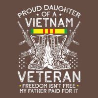Womens Proud Daughter Of A Vietnam Veteran Freedom Isn't Free V Neck T Long Sleeve Tee | Teevron