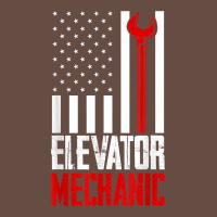 Elevator Mechanic American Flag Gift For Elevator Technician T Shirt Long Sleeve Tee | Teevron