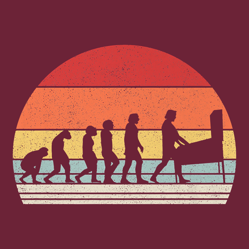 Vintage Retro Evolution Of The Pinball Lover Premium T Shirt Long Sleeve Tee by linhVisuals | Teevron