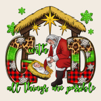 With God All Things Are Possible Santa Baby Jesus Premium Sweatshirt | Teevron