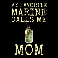 My Favorite Marine Calls Me Mom Long Sleeve Tee | Teevron