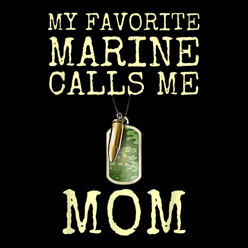 My Favorite Marine Calls Me Mom Long Sleeve Tee by linhVisuals | Teevron