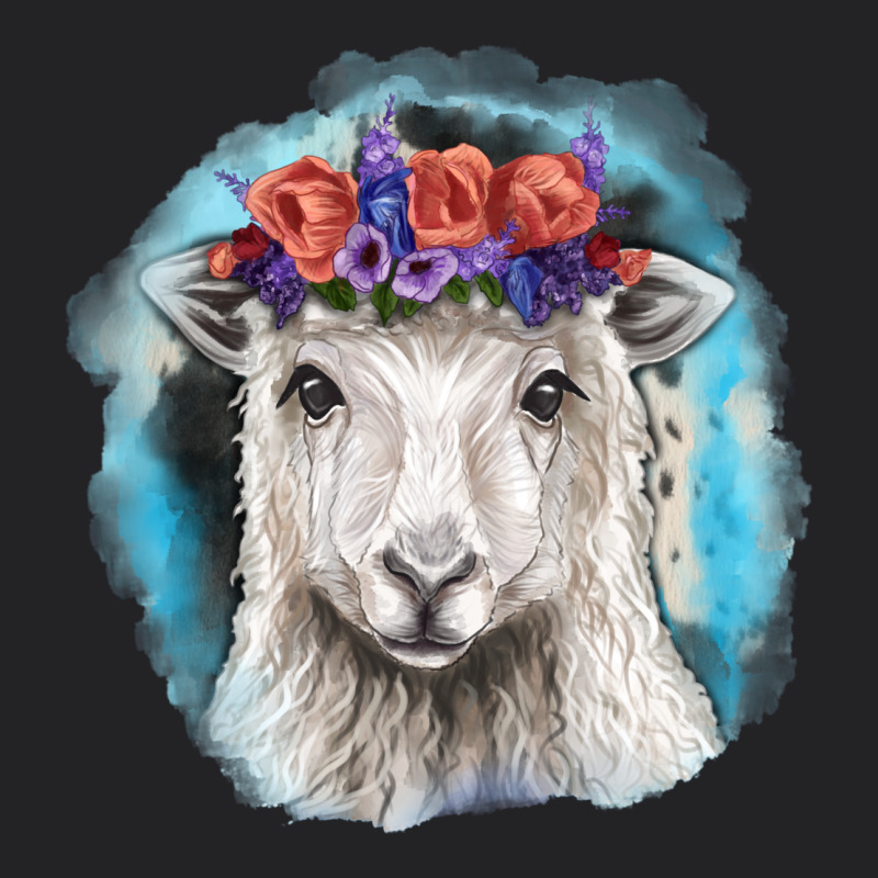 Sunflower Sheep With Background Vintage Tee by RanaPortraitStore | Teevron