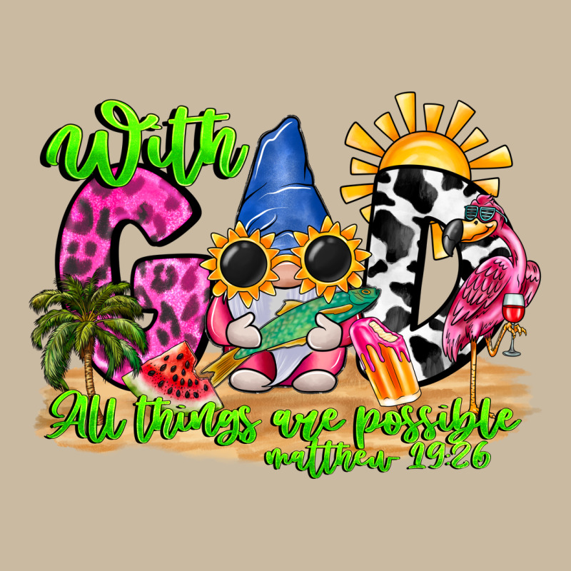 With God All Things Are Possible Summer Long Sleeve Tee by CowhideDigitalArt | Teevron