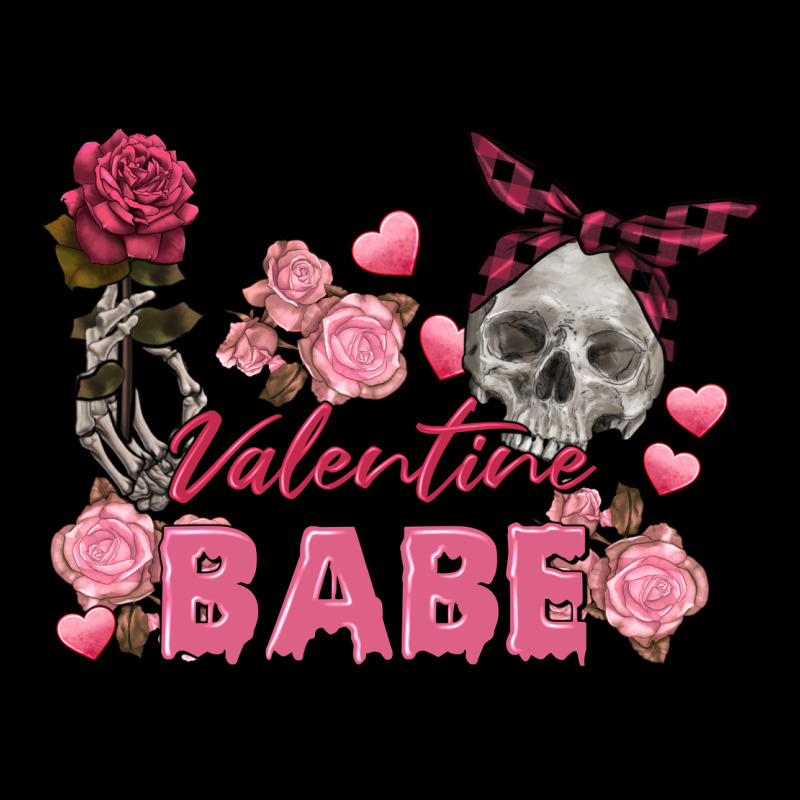 Valentine Babe Valentine's Day Skull Ladies Tee by FaDigitalArtStudio | Teevron