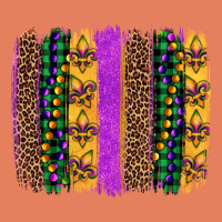 Mardi Gras Fleur De Lis And Beads Brush Stroke Classic Tee | Teevron