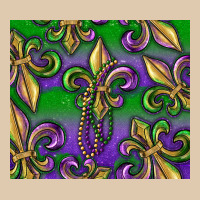 Mardi Gras Fleur De Lis Heavyweight Sweatshirt | Teevron