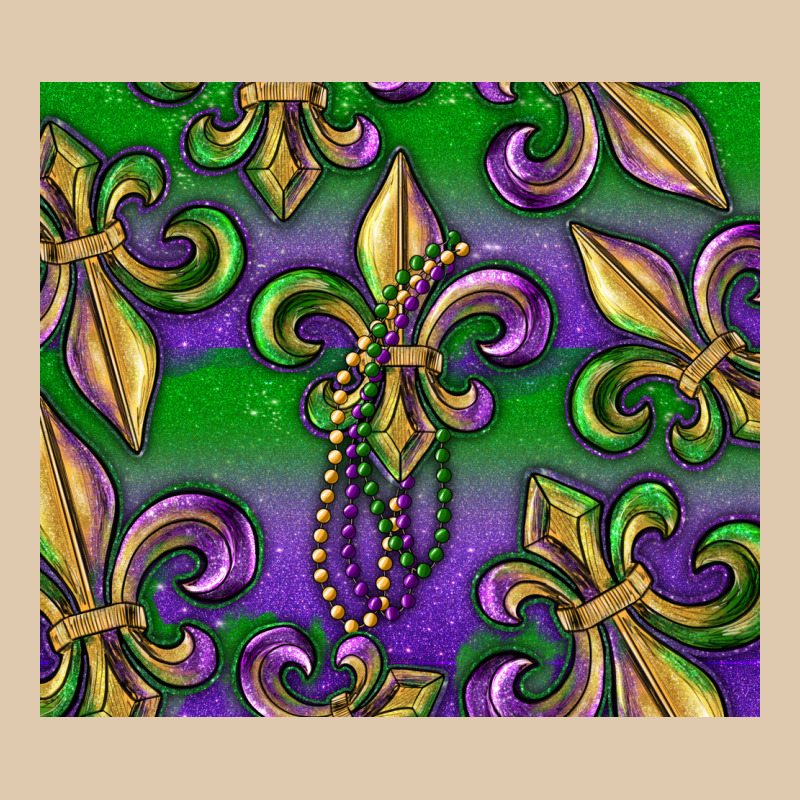 Mardi Gras Fleur De Lis Heavyweight Sweatshirt by RanaPortraitStore | Teevron