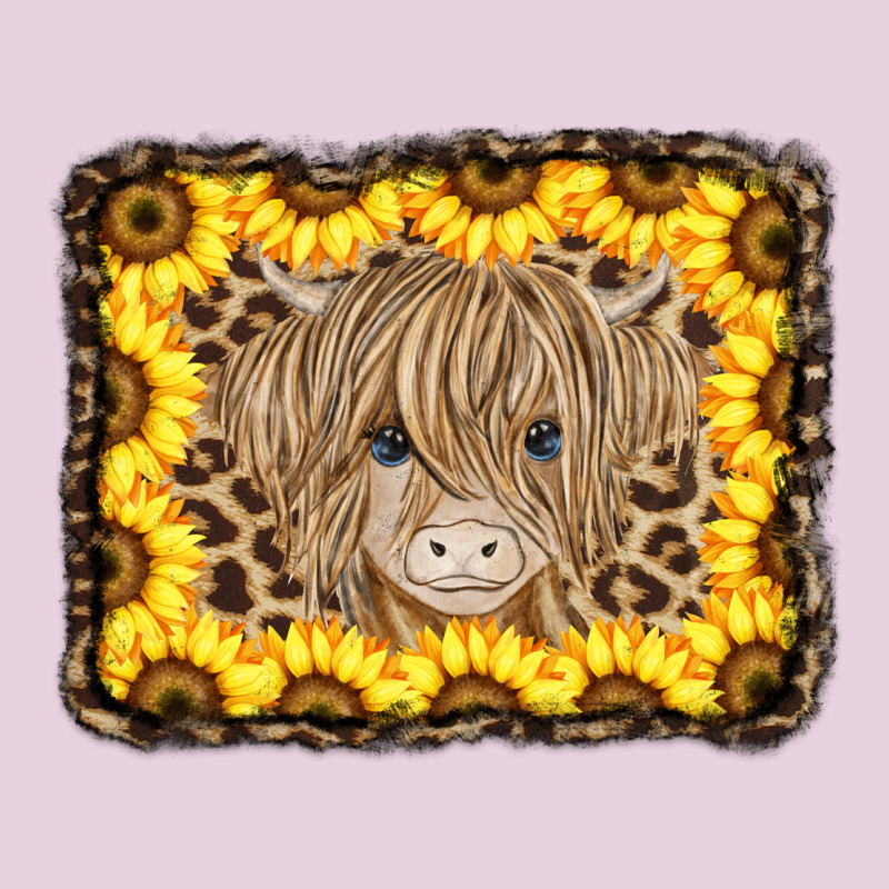 Baby Cow Leopard Sunflowers Classic Tee by CowCowDesign | Teevron