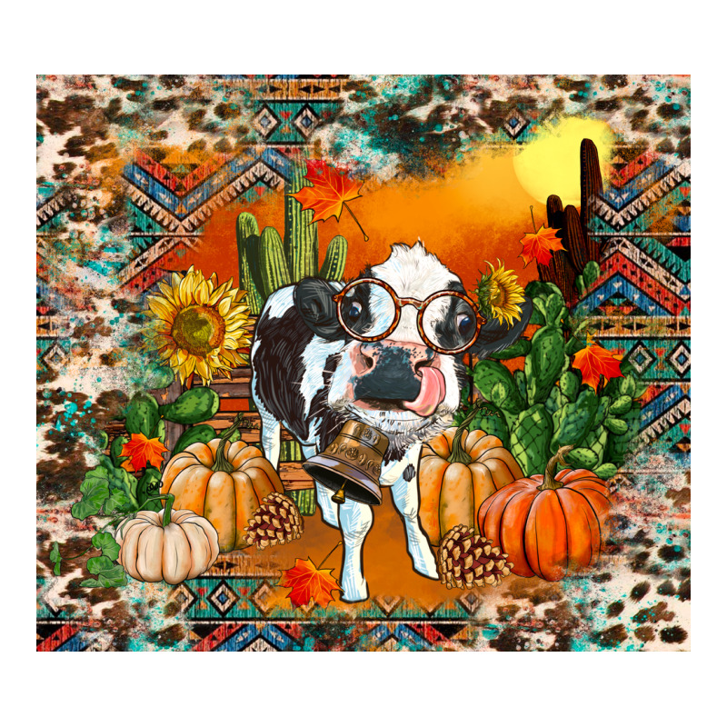 Fall Baby Cow Zipper Hoodie by RanaPortraitStore | Teevron