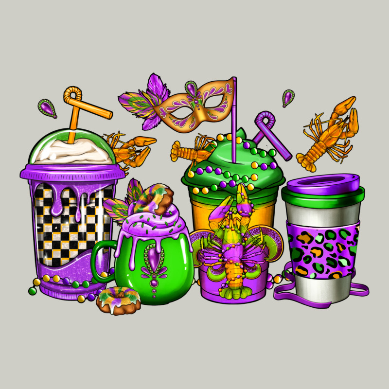 Mardi Gras Crawfish Coffee Heavyweight Hoodie by Jasminsmagicworld | Teevron