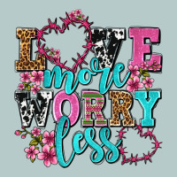 Love More Worry Less Olivia Heavy Core Tee | Teevron