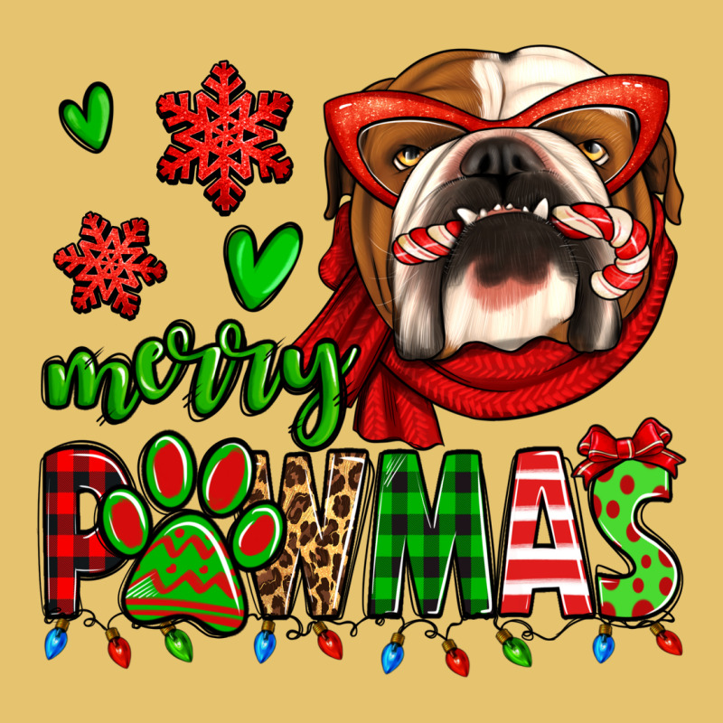 Merry Pawmas Christmas Bulldog Premium Sweatshirt by Jasminsmagicworld | Teevron
