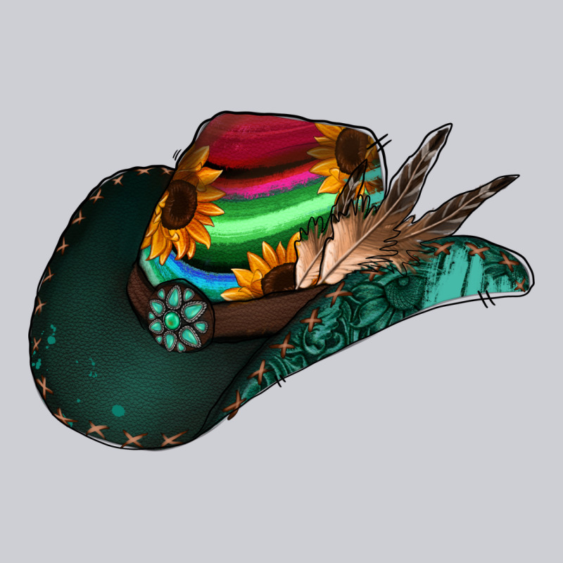Aztec Sunflower Cowboy Hat Classic Tee by Jasminsmagicworld | Teevron