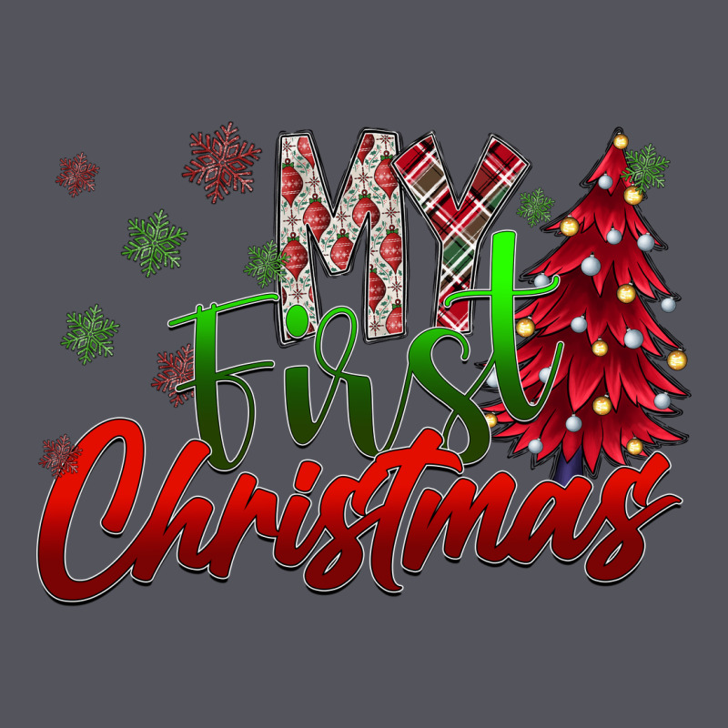 My First Christmas Vintage Hoodie by SublimationCraftShop | Teevron