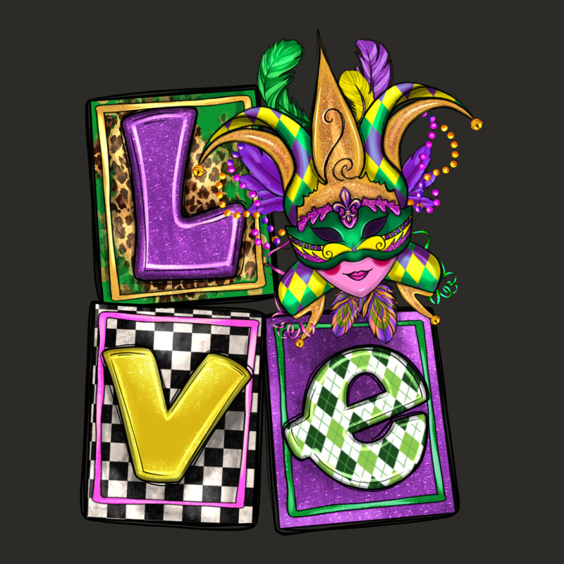 Love Mardi Gras Heavy Core Tee by OliviaCreatesArt | Teevron