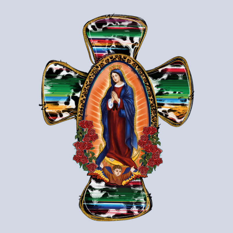 Our Lady Of Guadalupe Cross Premium Sweatshirt by RanaPortraitStore | Teevron