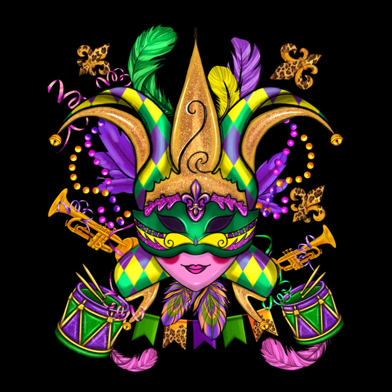Mardi Gras Mask Heavy Core Tee by OliviaCreatesArt | Teevron