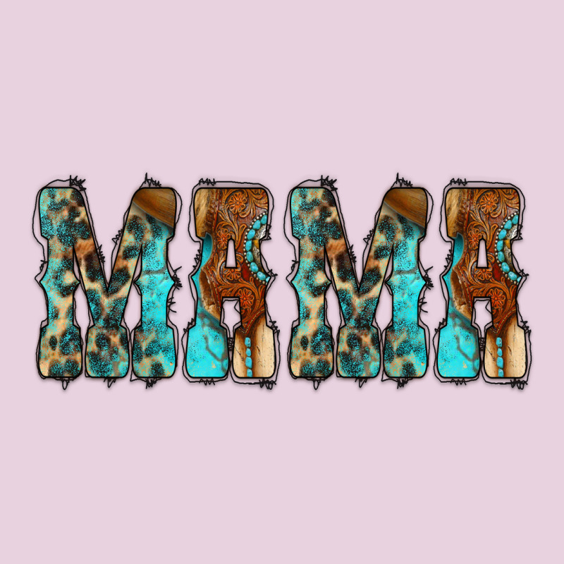 Mama Turquoise Tooled Classic Tee by CowCowDesign | Teevron