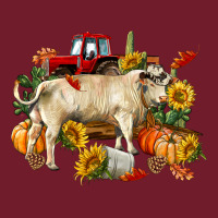 Fall Charolais Bull Zipper Hoodie | Teevron