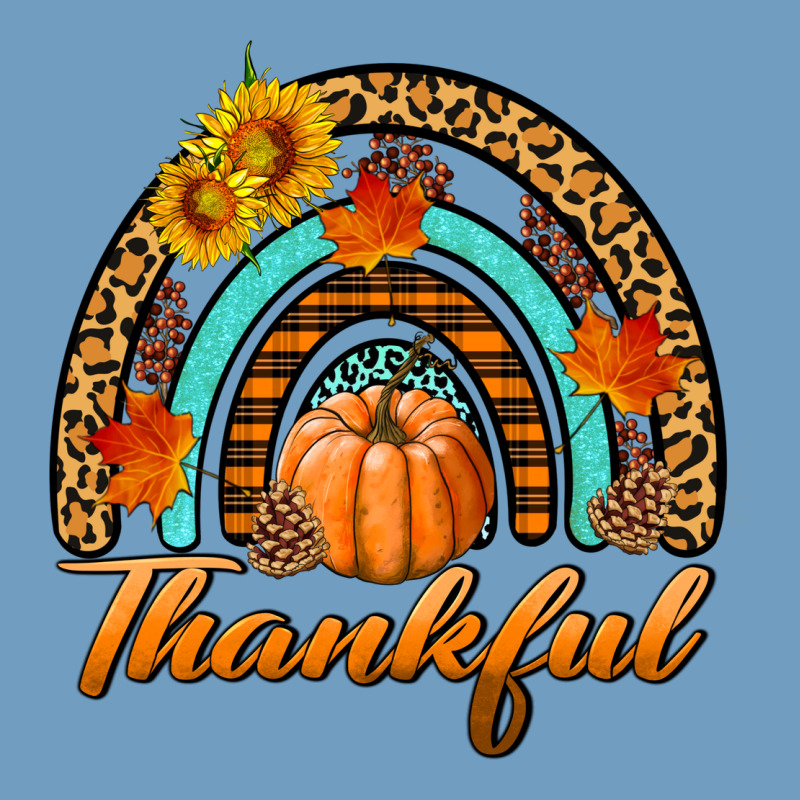 Thankful Pumpkin Rainbow Urban Heavy Tee by BundleAndBundleShop | Teevron