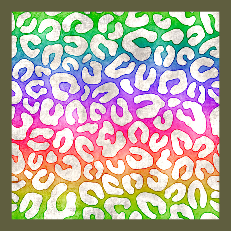 Watercolor Rainbow Leopard Seamless Pattern Vintage Tee by BundleAndBundleShop | Teevron