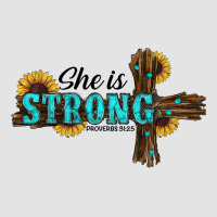 She Is Strong Western Cross Premium Sweatshirt | Teevron