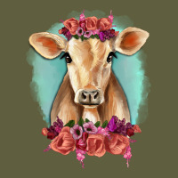 Floral Cow Vintage Tee | Teevron