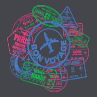 Bon Voyage Travel Stamp T Shirt Long Sleeve Tee | Teevron