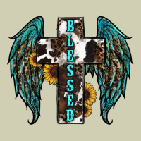 Western Wings Cross Blessed Heavy Core Tee | Teevron