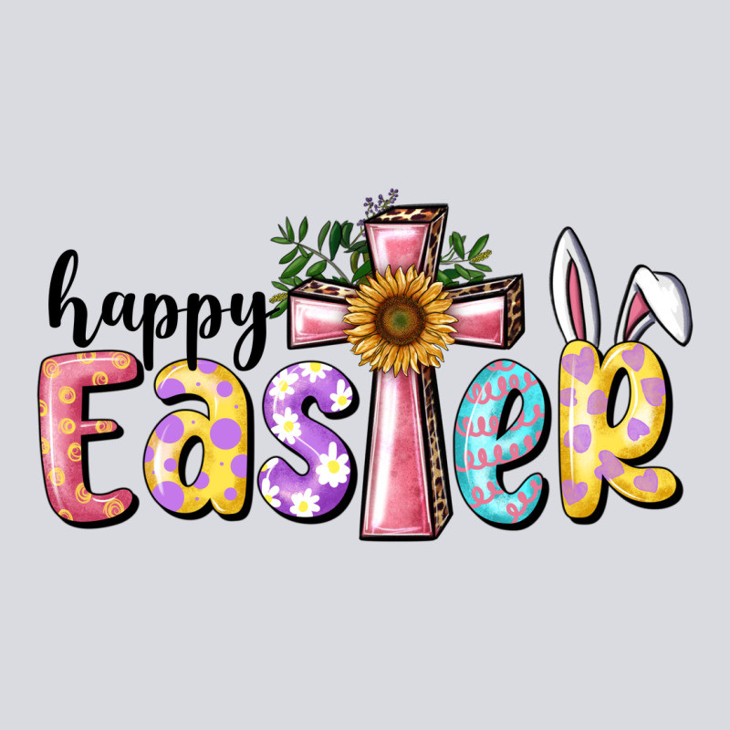 Happy Easter With Cross Zipper Hoodie by RanaPortraitStore | Teevron