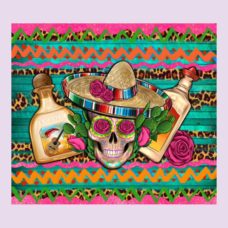 Mexican Tequila Skull Roses Cactus Sombrero Premium Hoodie by Artiststas | Teevron