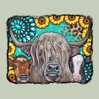 Cows Glitter Turquoise Leopard Sunflowers Classic Tee | Teevron